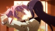 Puella Magi Madoka Magica is one of the high school anime with shocking twists (Image via Shaft)
